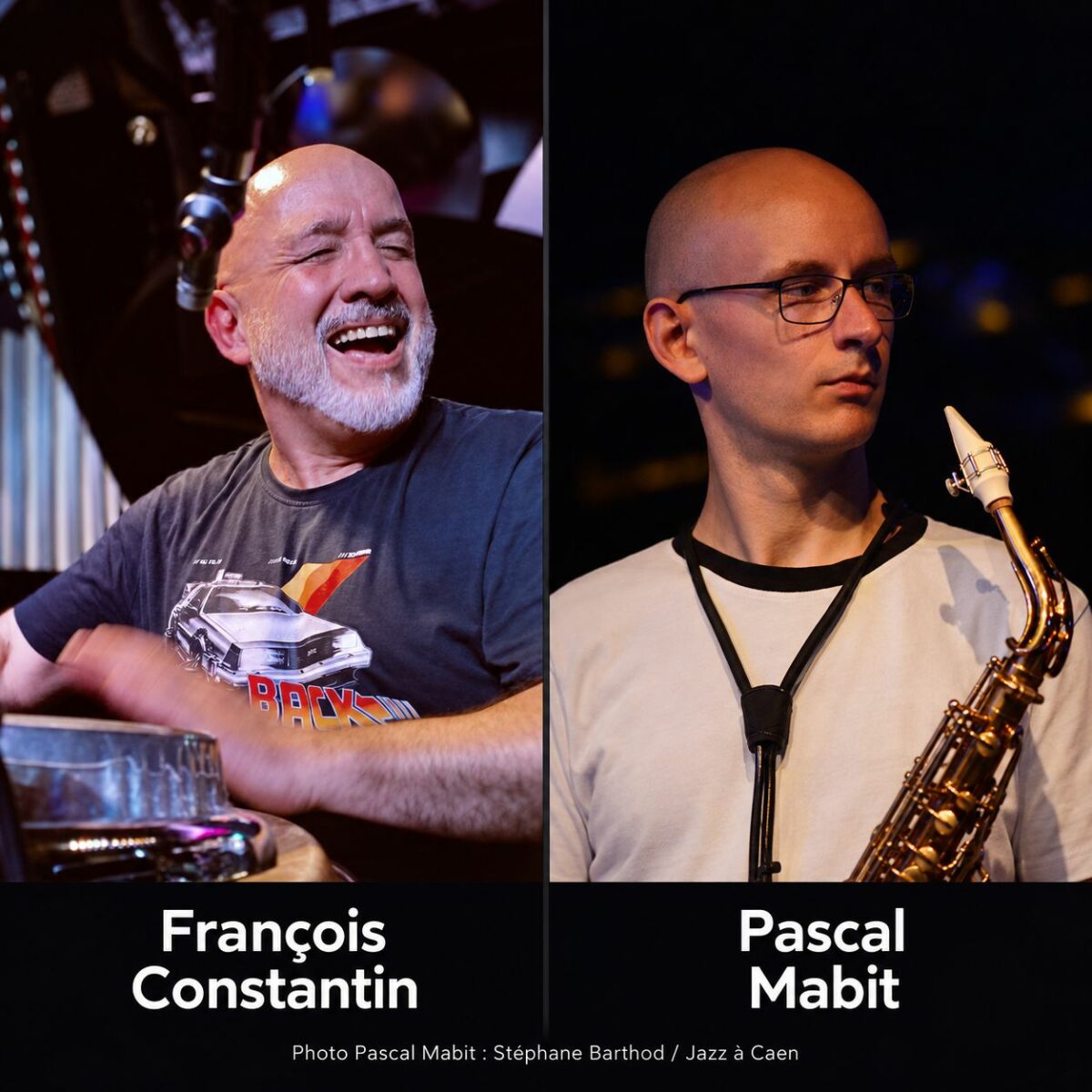 François Constantin et Pascal Mabit, professeurs à l’American School of Modern Music.